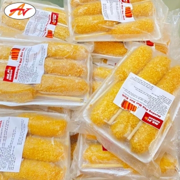 Hotdog phô mai xúc xích
