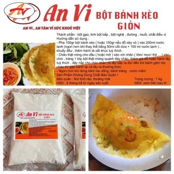 Bột Bánh Xèo Trộn Sẵn An Vi - 1kg