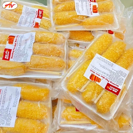 Hotdog phô mai xúc xích