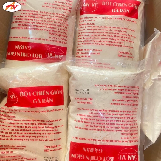 Bột Chiên Giòn Gà Rán An Vi Túi 1kg