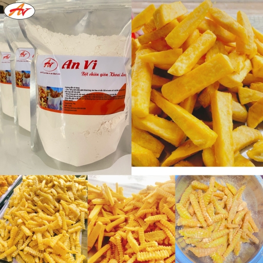 Bột chiên giòn khoai lang túi 10kg