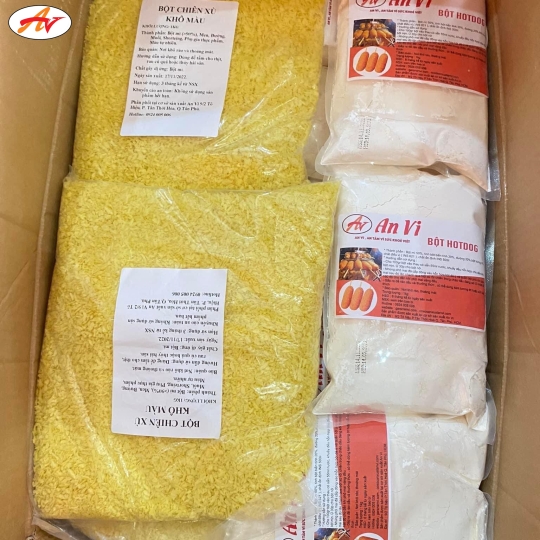 Bột chiên xù màu vàng 
